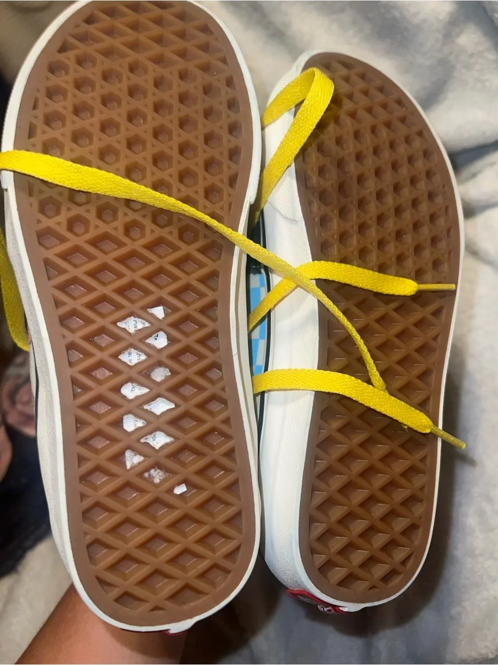 Vans X simpsons collab high top shoes men size 4 woman size 5.5